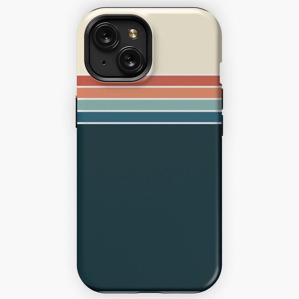 70S Vintage Retro Stripes Iphone Case